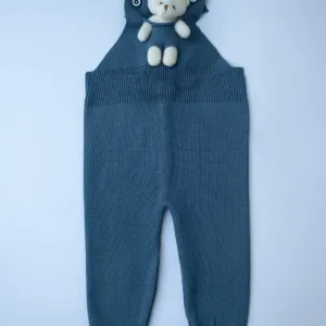 Απαλή Πλεκτή Σαλοπέτα με Αρκουδάκι (0 - 5 ετών) (ΜΠ)