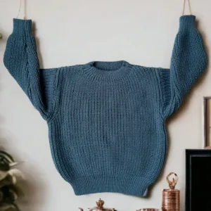 Πλεκτό Πουλόβερ για Μικρούς Εξερευνητές (6 μηνών - 5 ετών) (ΜΠΛΕ)