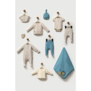 Ονειρεμένο Σετ Βρεφικών Ρούχων (10 τεμαχίων) για Νεογέννητα 0-3 Μηνών