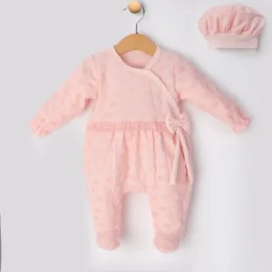 Ροζ Φορμάκι με Σχέδιο και Σκουφάκι