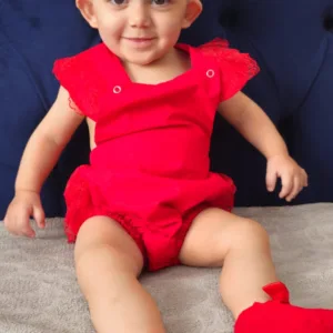 "Little Red Princess Set - Η απόλυτη επιλογή για μικρές fashionistas! 👑"